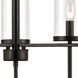 Oakland 3 Light 19 inch Black Chandelier Ceiling Light