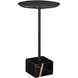 Prado 11.75 inch Natural and Black Drinks Table