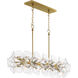 Winter 12 Light 39 inch Soft Brass Island Chandelier Ceiling Light