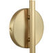 Caroline 1 Light 9 inch Brushed Gold Vanity Light Wall Light