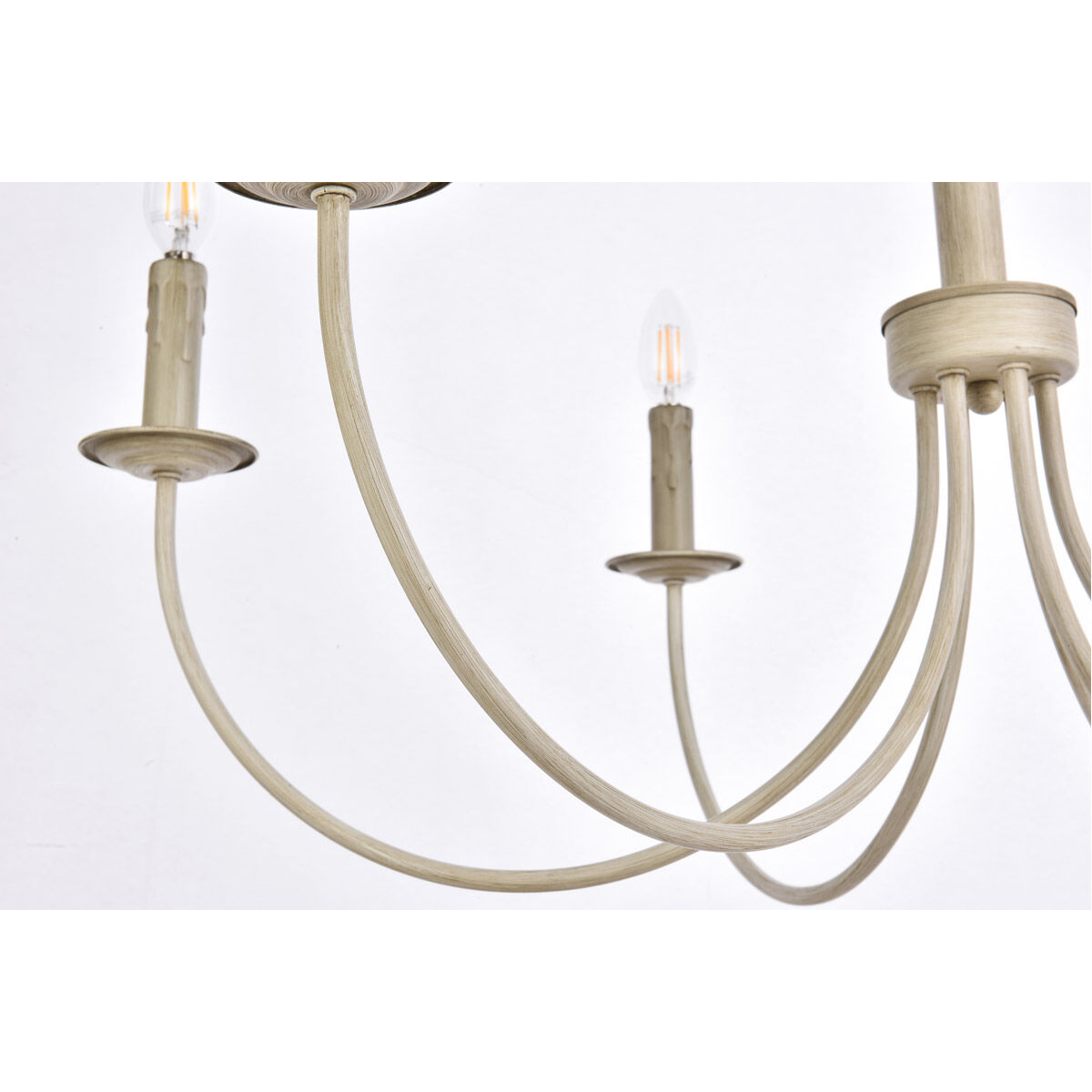 Brielle 6 Light 32 inch Weathered Dove Pendant Ceiling Light