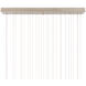 Escenia 30 Light 54 inch Natural/Painted Silver Multi-Drop Pendant Ceiling Light