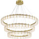 Sevryn LED 44.5 inch Soft Brass Chandelier Ceiling Light