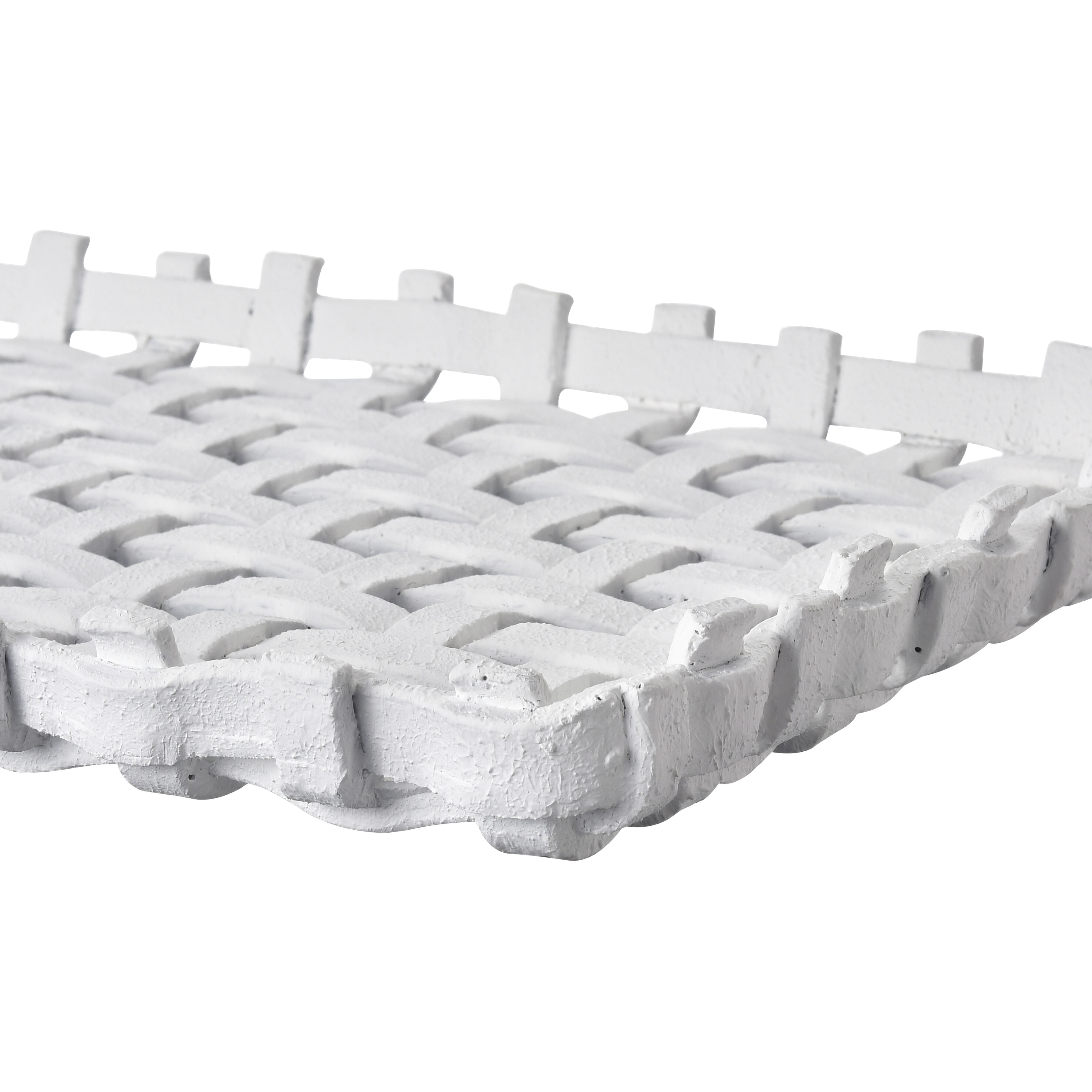 Haney Matte White Tray