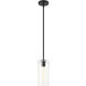 Lincoln 1 Light 4.75 inch Matte Black Pendant Ceiling Light