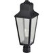Lawrence 1 Light 22.75 inch Matte Black Outdoor Post Light