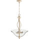 Spencer 3 Light 15.75 inch Persian White Pendant Ceiling Light, Clear Seeded
