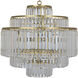 Quintus 4 Light 25 inch Antique Brass Chandelier Ceiling Light