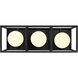 Plaza LED 14.38 inch Carbon and Havana Gold Bath Vanity Wall Light