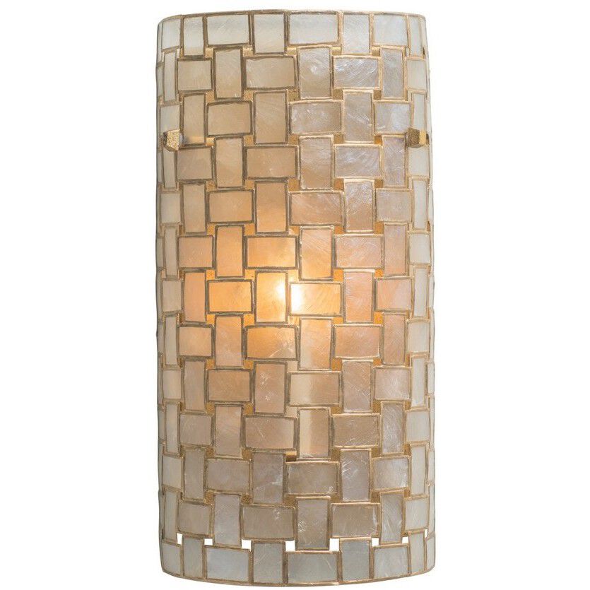 Roxy Wall Sconce Wall Light in Oxidized Gold Leaf