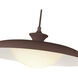 Alora Mood Minori 1 Light 15.5 inch Burgundy Pendant Ceiling Light