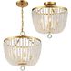 Rylee 4 Light 16.5 inch Antique Gold Chandelier Ceiling Light