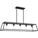 Candor 5 Light 46 inch Rusty Black Chandelier Ceiling Light