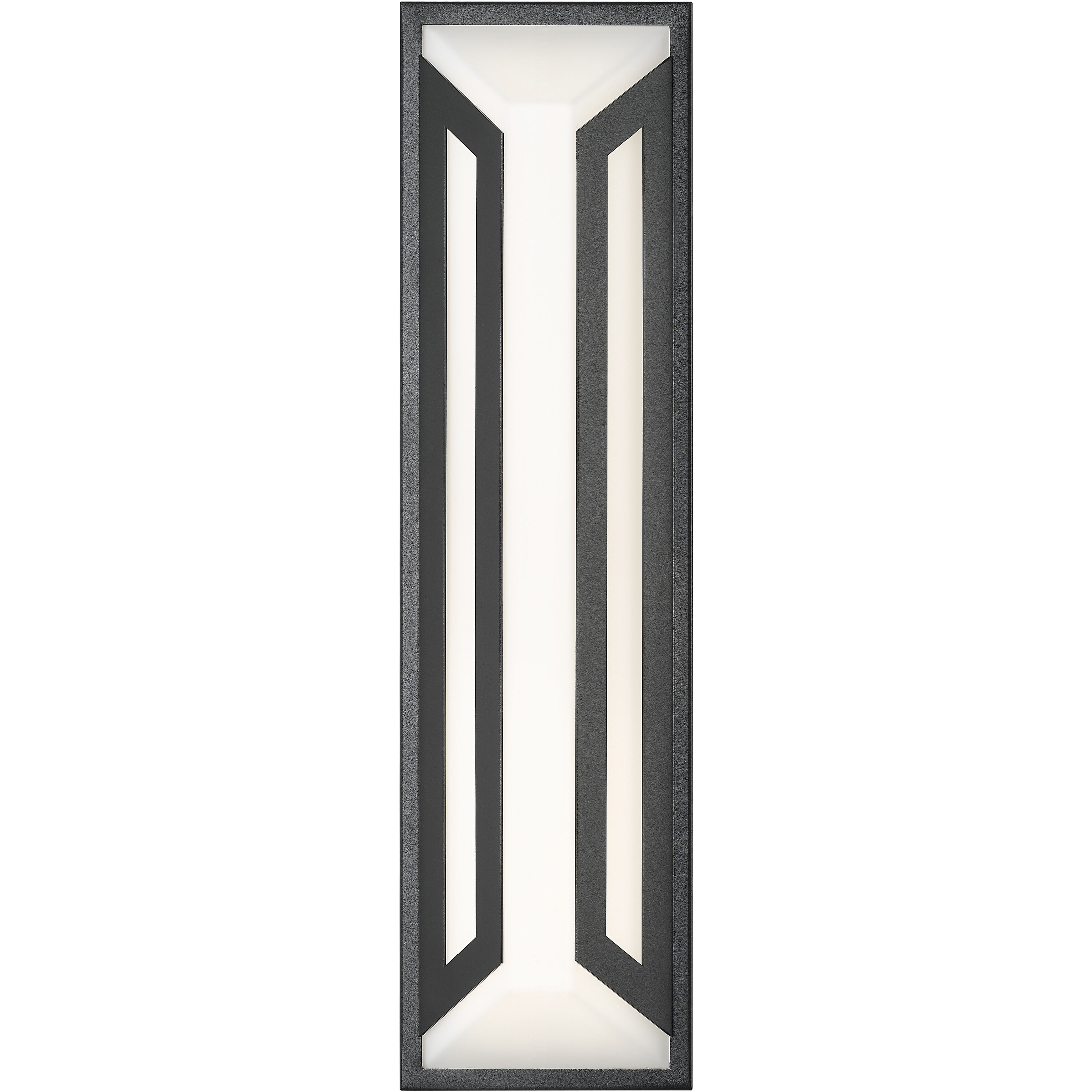 Banff LED 22 inch Sand Black Outdoor Wall Light in Soft Sand Black