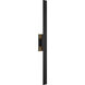 Davis LED 48 inch Black Outdoor Wall Lantern