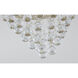 Canada LED 16 inch Gold Semi Flush Mount Ceiling Light