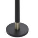 Langston 63.5 inch 60 watt Larson Gold and Black and White Floor Lamp Portable Light