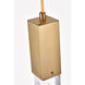 Weston 25 Light 42 inch Satin Gold Pendant Ceiling Light