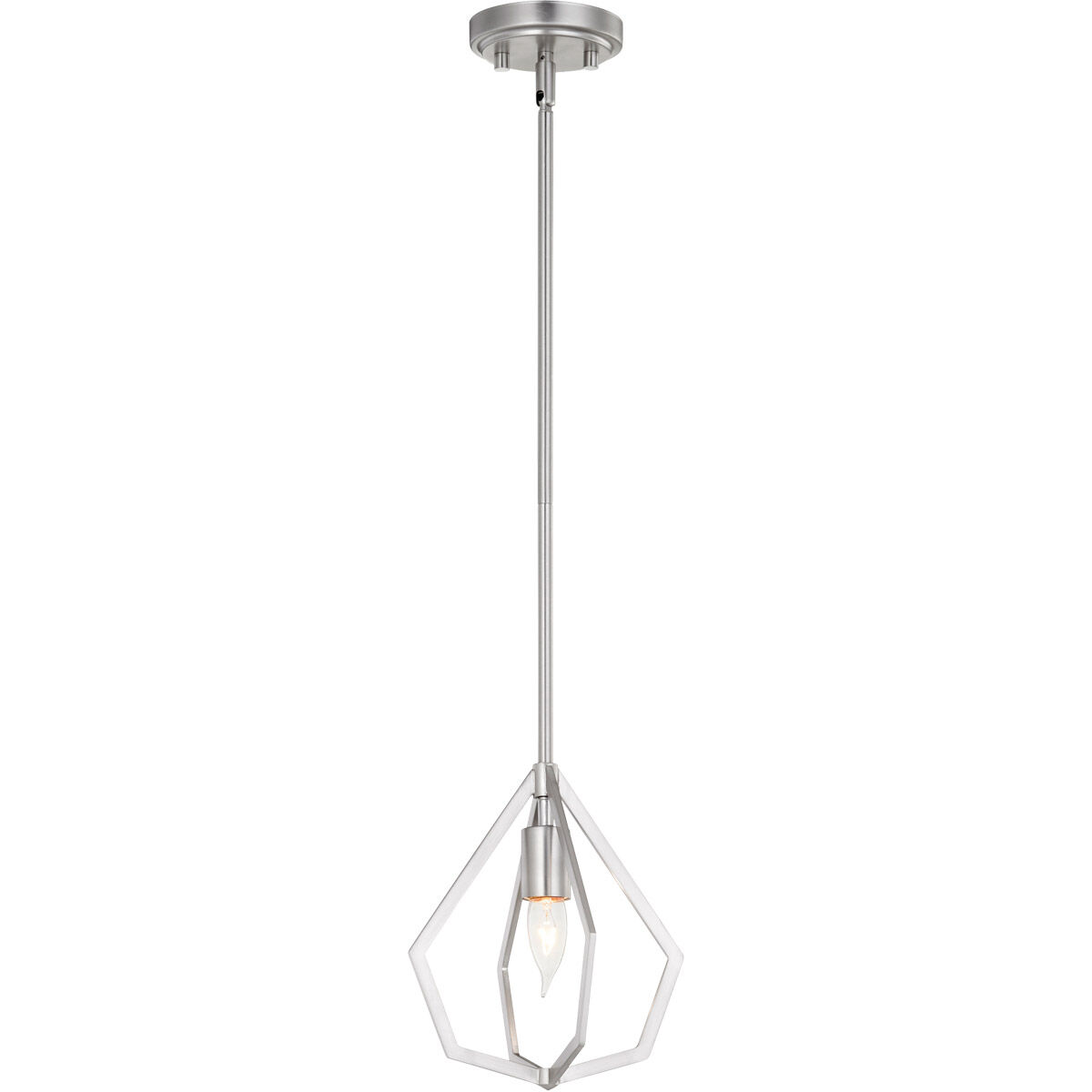 Knox 1 Light 9 inch Satin Nickel Mini Pendant Ceiling Light