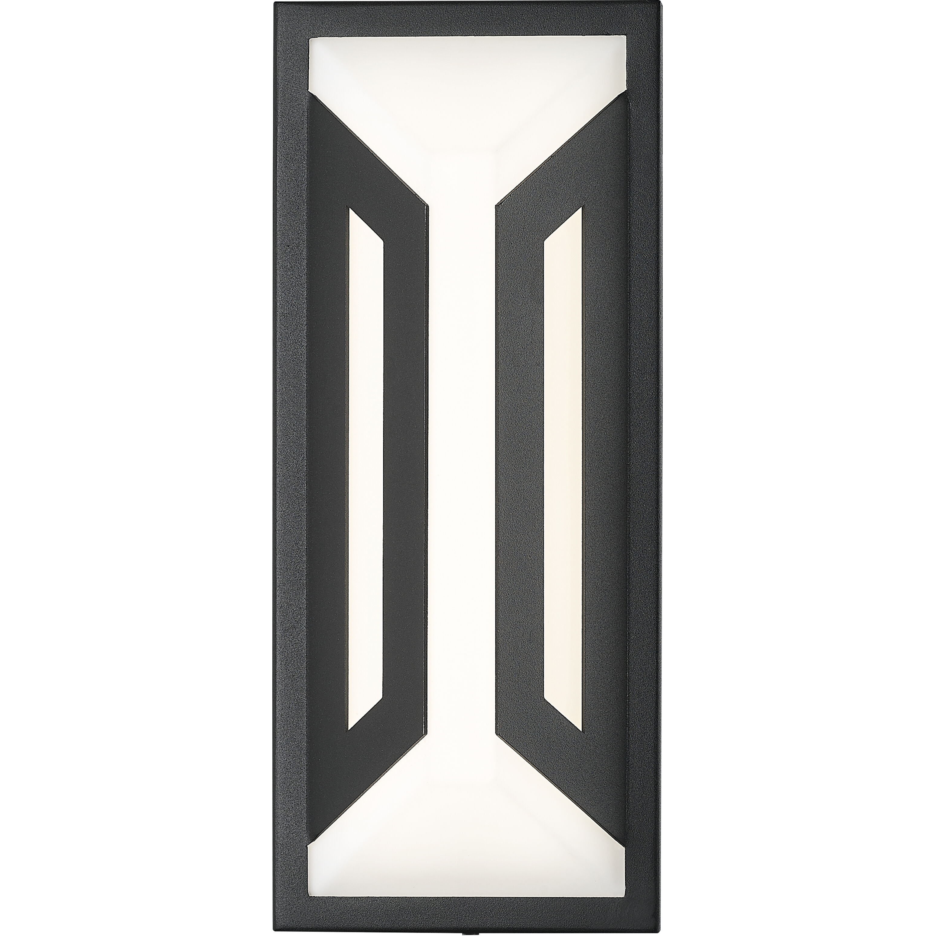 Banff LED 12 inch Sand Black Outdoor Wall Light in Soft Sand Black