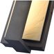 Crossroads 2 Light 24 inch Charcoal Black Outdoor Sconce