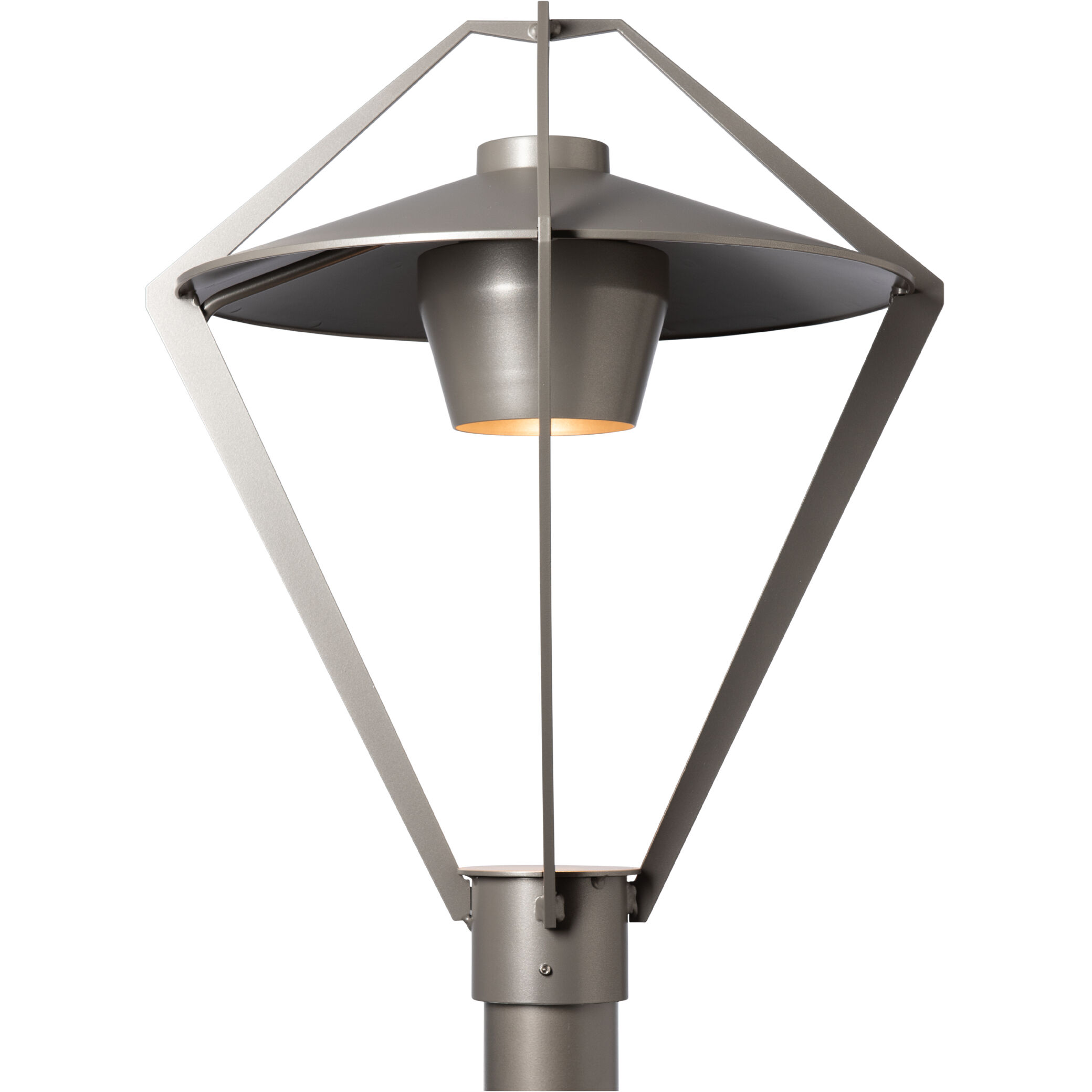 Stellar 1 Light 22.4 inch Coastal Burnished Steel Post Light