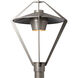 Stellar 1 Light 22.4 inch Coastal Burnished Steel Post Light