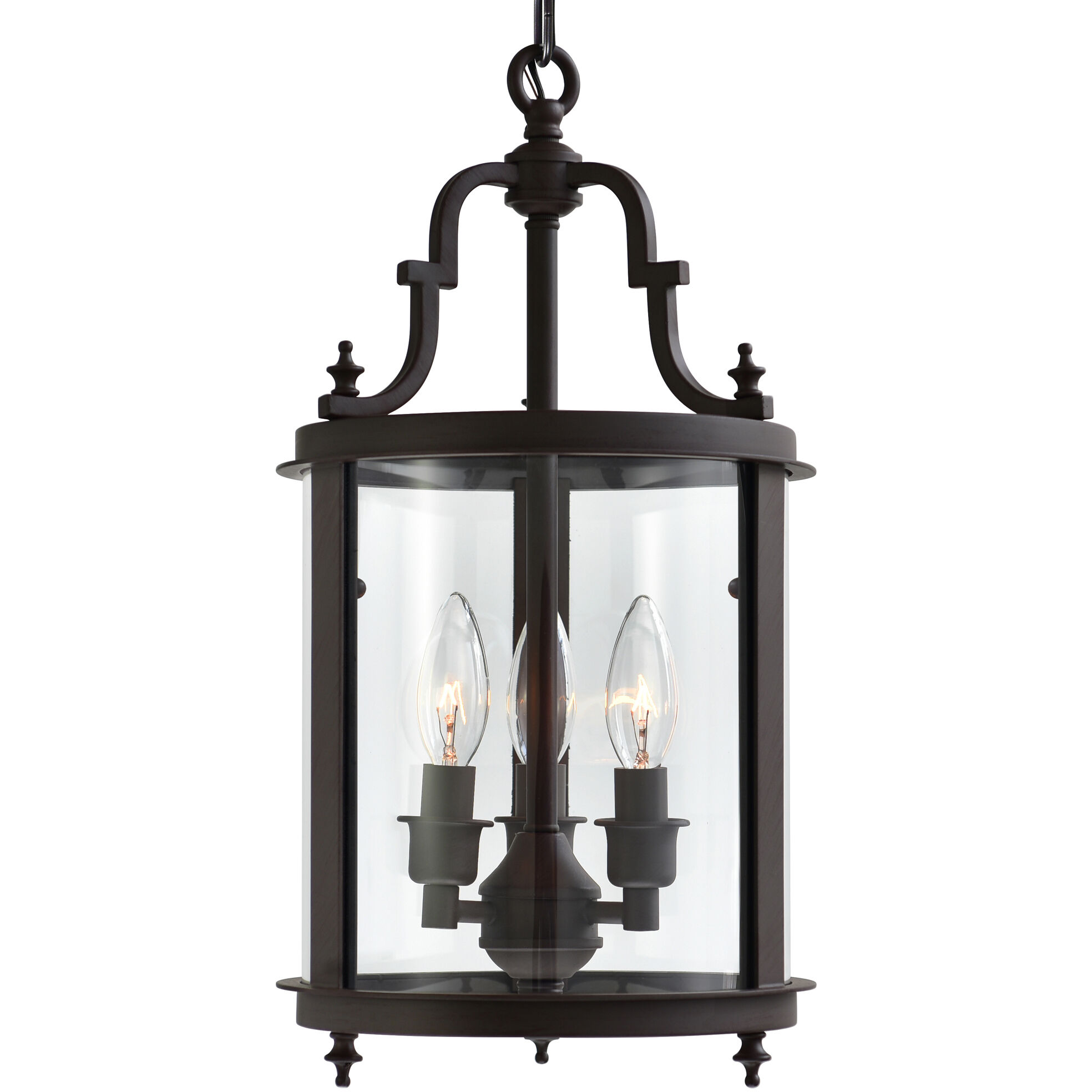 Desire 3 Light 9 inch Oil Rubbed Bronze Drum Shade Mini Pendant Ceiling Light
