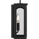 C&M by Chapman & Myers Modesto 1 Light 12.38 inch Textured Black Outdoor Wall Lantern