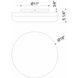 Harwel LED 18 inch Antique Brass Flush Mount Ceiling Light