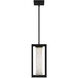 Ilya 1 Light 7 inch Satin Black Outdoor LED Pendant