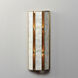 Miramar 2 Light 8 inch Capiz and Natural Aged Brass ADA Wall Sconce Wall Light