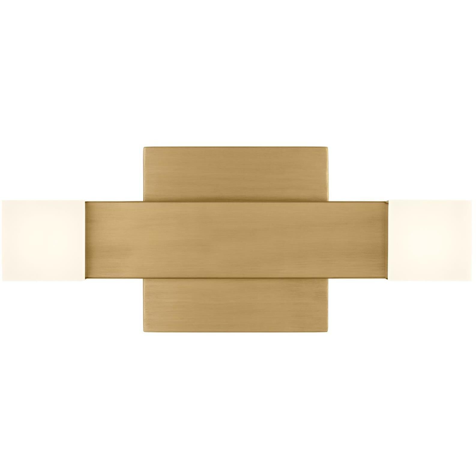Drew & Jonathan Scott Brander LED 11.38 inch Satin Brass Vanity Light Wall Light