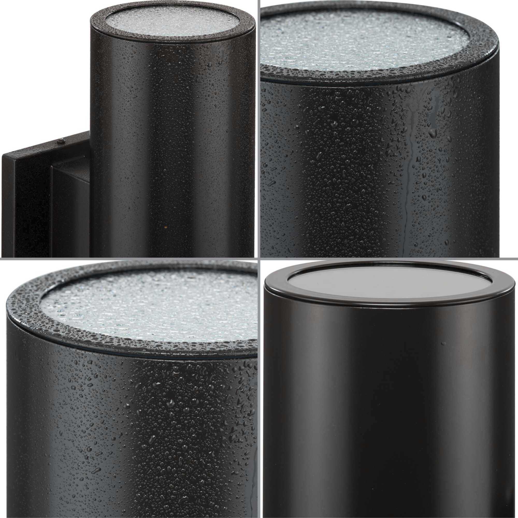 5IN CYL RNDS Up/Down Outdoor Wall Light in Antique Bronze, Progress LED