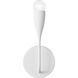 Maya 1 Light 5.13 inch Matte White Sconce Wall Light, Small