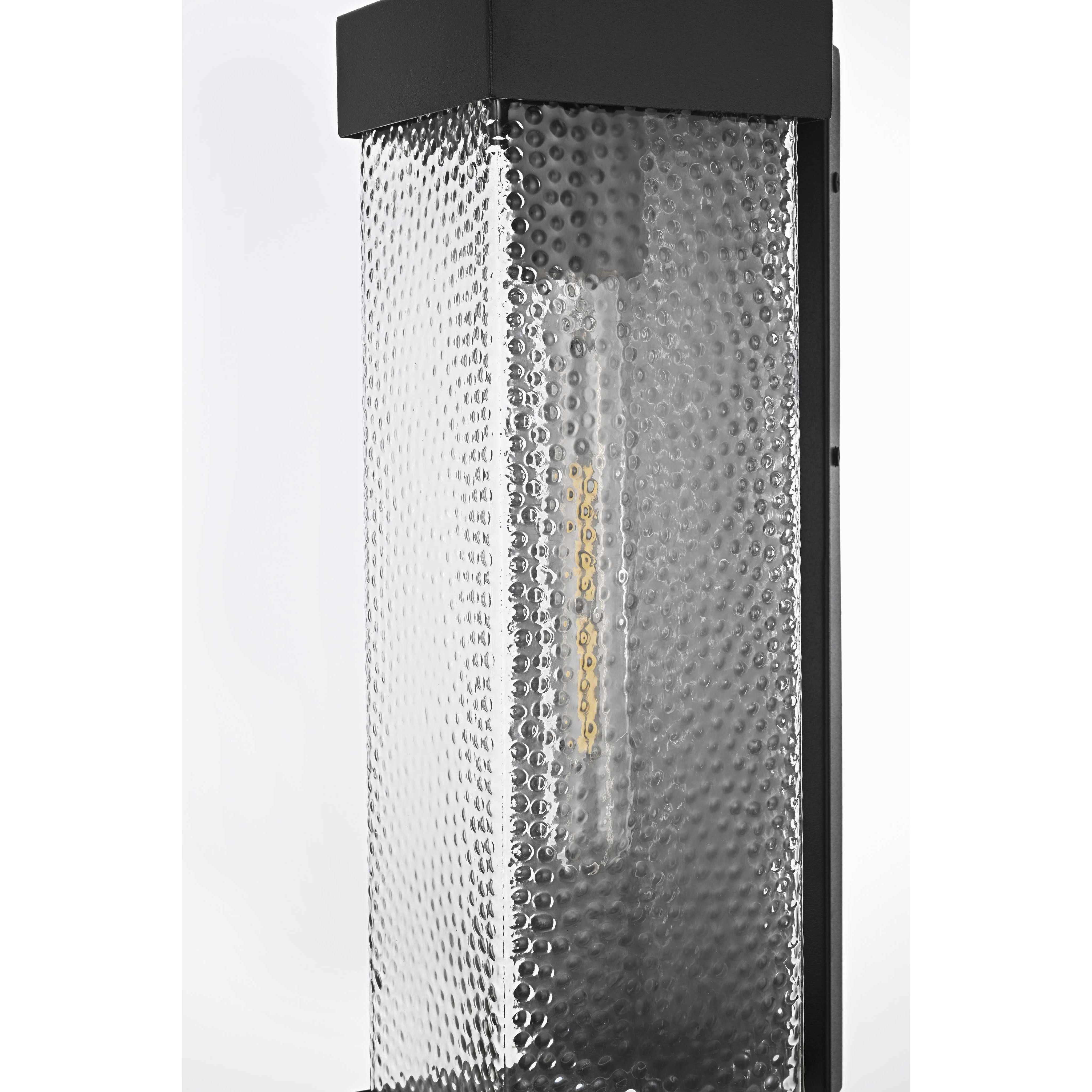 Swain 1 Light 16 inch Black Outdoor Wall Sconce