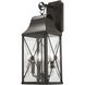 De Luz 4 Light 21 inch Oil Rubbed Bronze/Gold Outdoor Wall Mount, The Great Outdoors