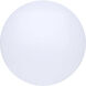 ColorQuick LED 13.98 inch White Flush Mount Ceiling Light