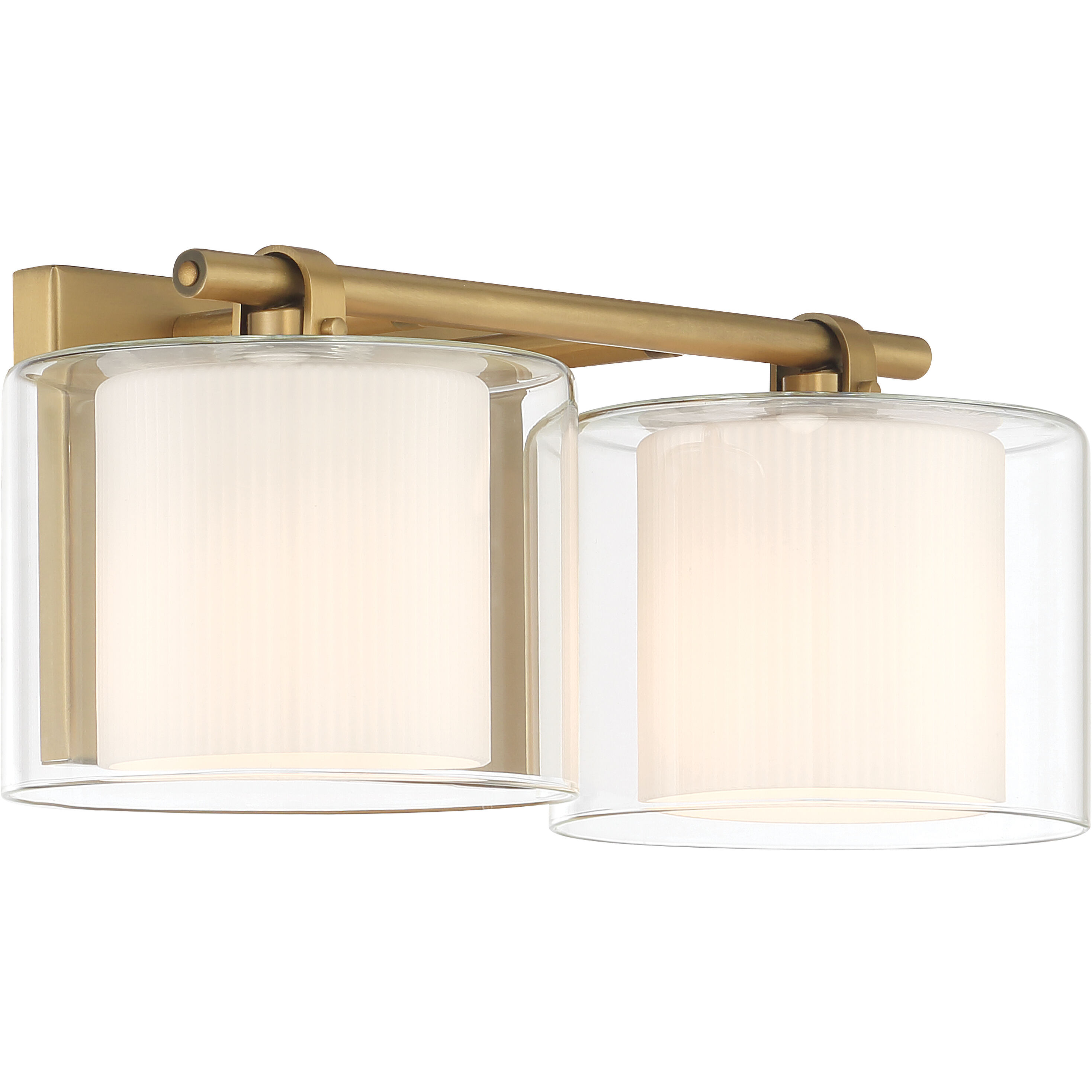Seville 2 Light 14.5 inch Legacy Brass Vanity Wall Light