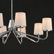 Durham 8 Light 34.25 inch Polished Chrome Chandelier Ceiling Light