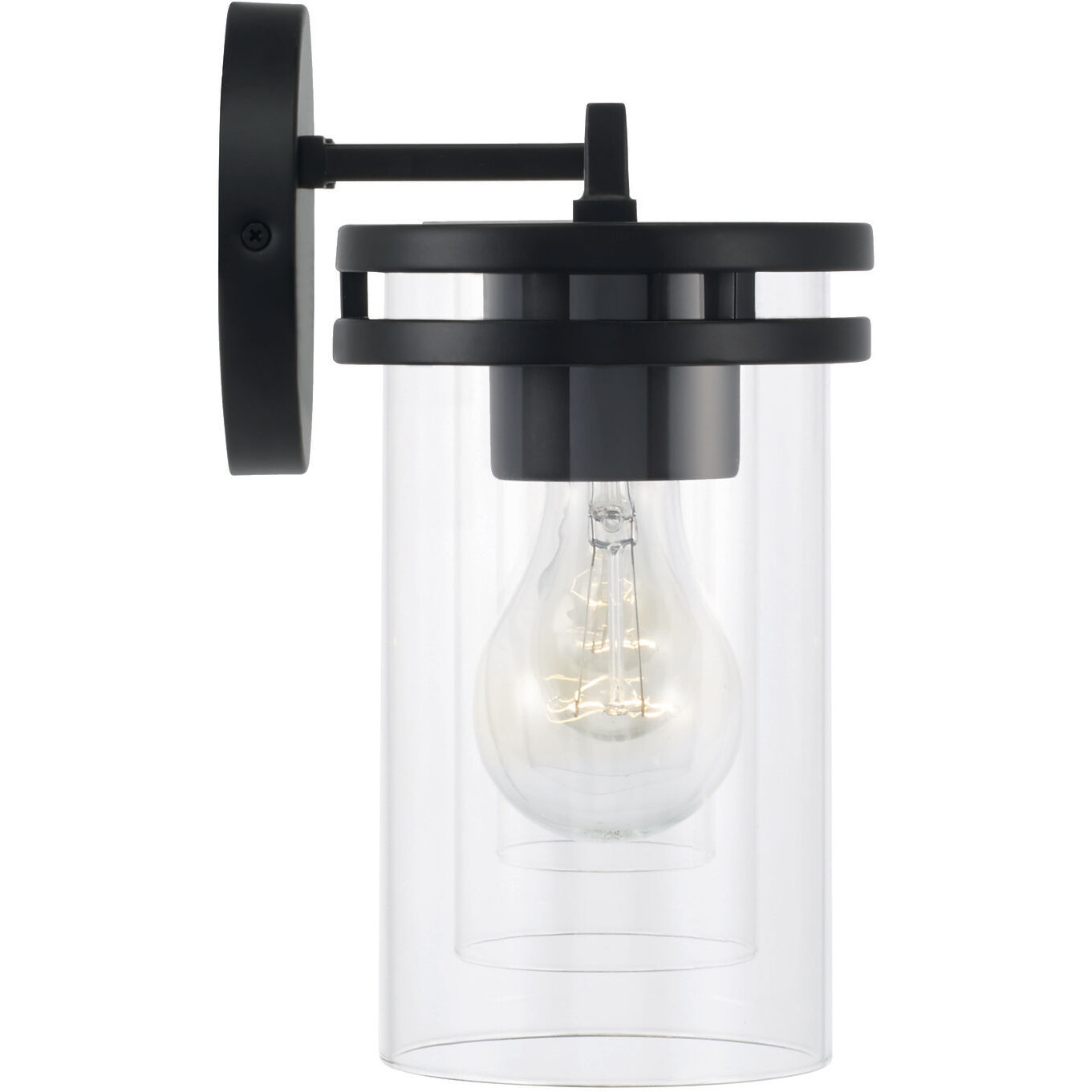 Fuller 4 Light 33.5 inch Matte Black Vanity Light Wall Light