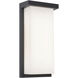 Kent LED 16 inch Black Outdoor Sconce