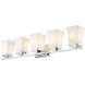 Darcy 5 Light 38 inch Chrome Vanity Wall Light