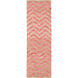 Denim 132 X 96 inch Bright Pink, Cream Rug