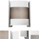 Iron 2 Light 10 inch Brushed Steel ADA Wall Sconce Wall Light in Incandescent