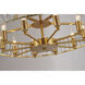 Canada 10 Light 28 inch Gold Chandelier Ceiling Light
