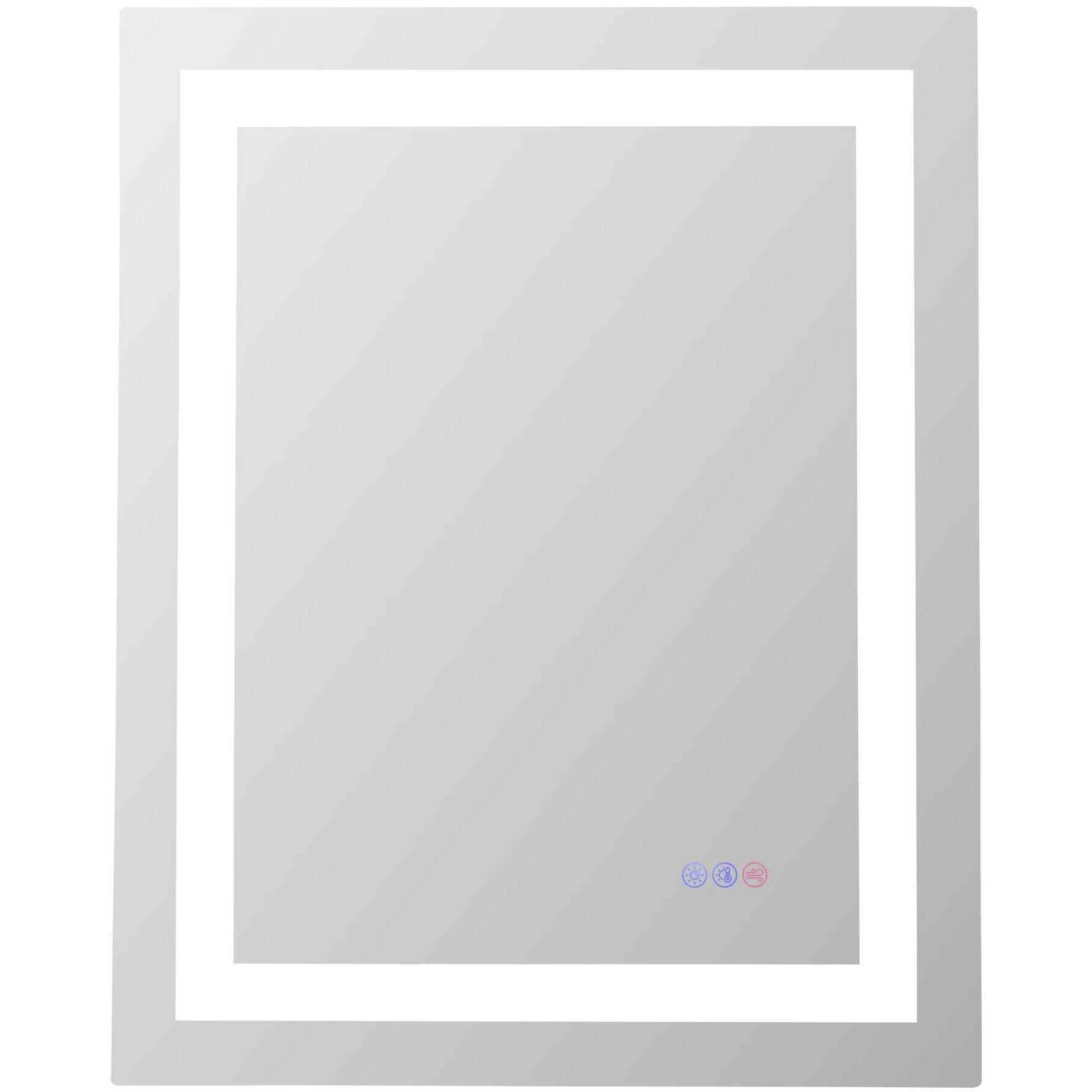 Riven 30 X 24 inch White LED Mirror