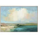 Waterside Blue and Turquoise and Green and White Canvas