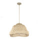 Coaxial 6 Light 26 inch Jute Pendant Ceiling Light