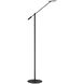 Revelation 46 inch 10 watt Black Floor Lamp Portable Light